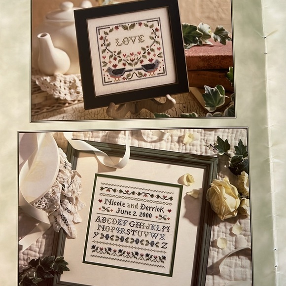 Count Cross Stitch Wedding Samplers Pattern Book - Picture 4 of 5